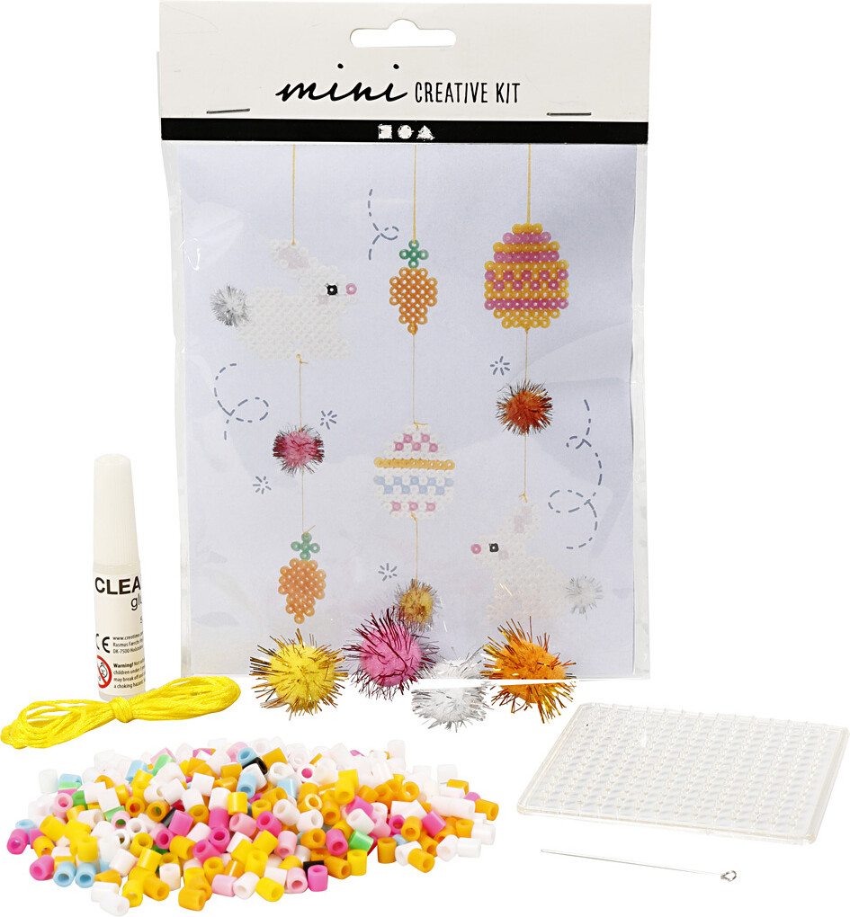 Creativ Company Mini DIY Kit Påskeophæng Strygeperler - 1 pk.