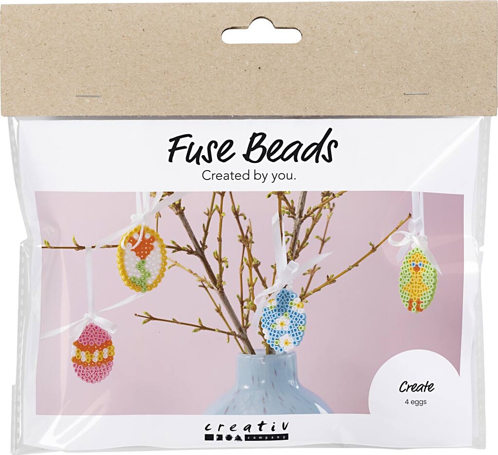 Mini Diy Kit Rørperler - æg - Assorterede Farver billede