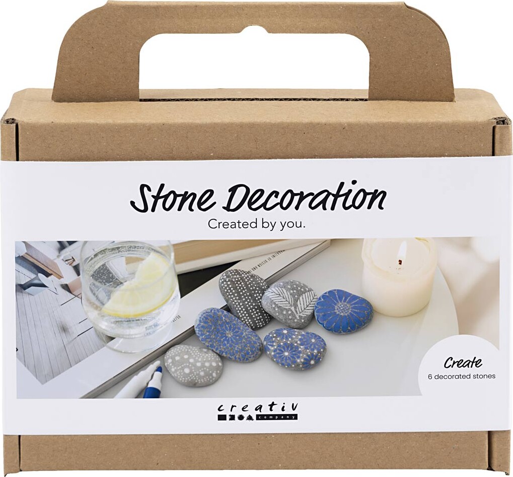 Mini Diy Kit Stendekoration - Blå billede