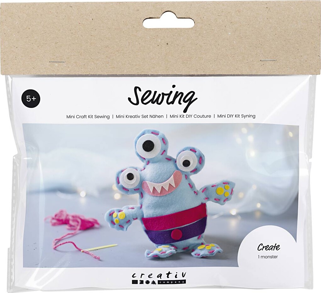 Mini Diy Kit Syning - Filtmonster - Assorterede Farver