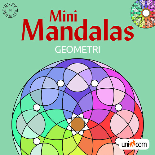 Mini Mandalas - Geometri - Bog