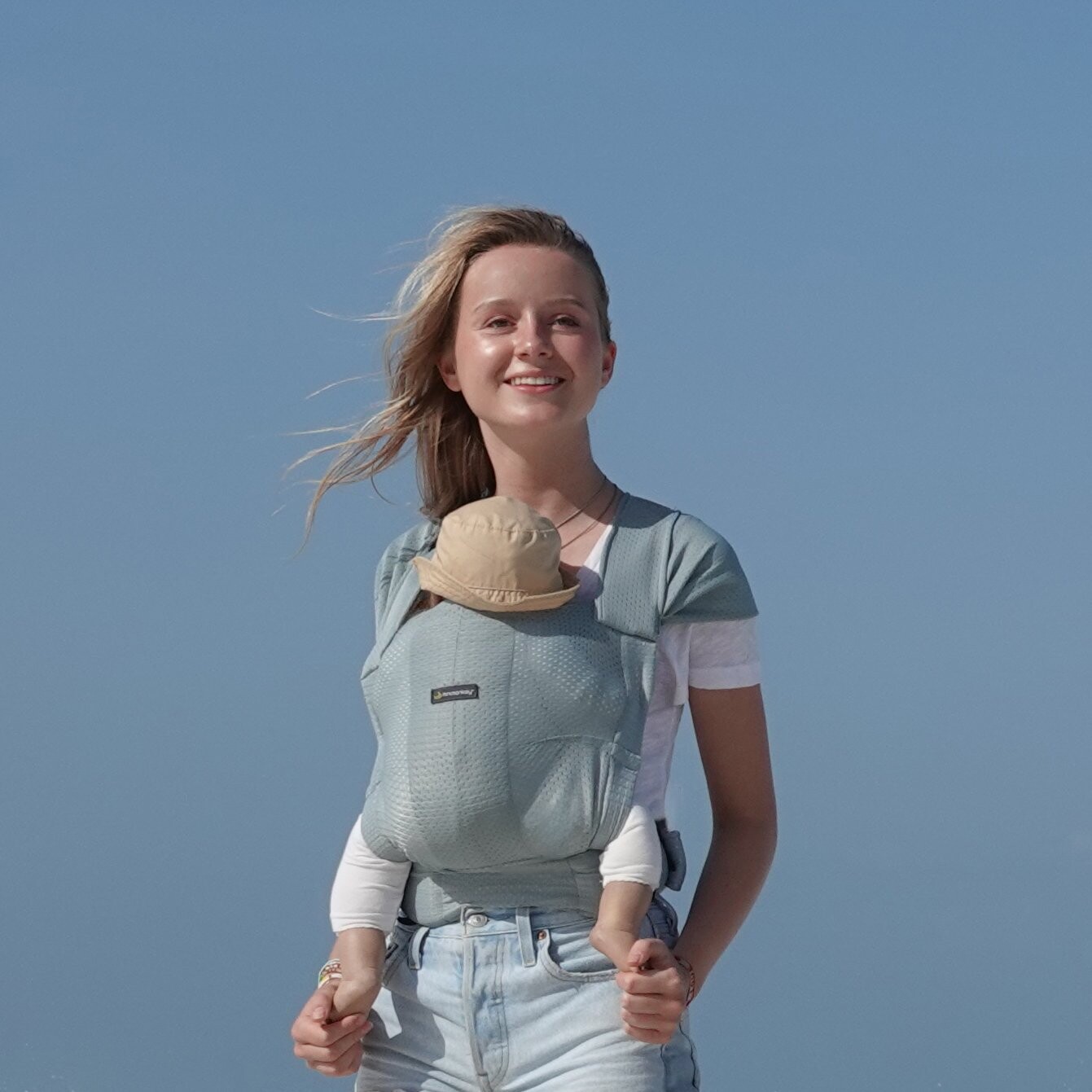 Minimonkey Bæresele - Støvet Grøn