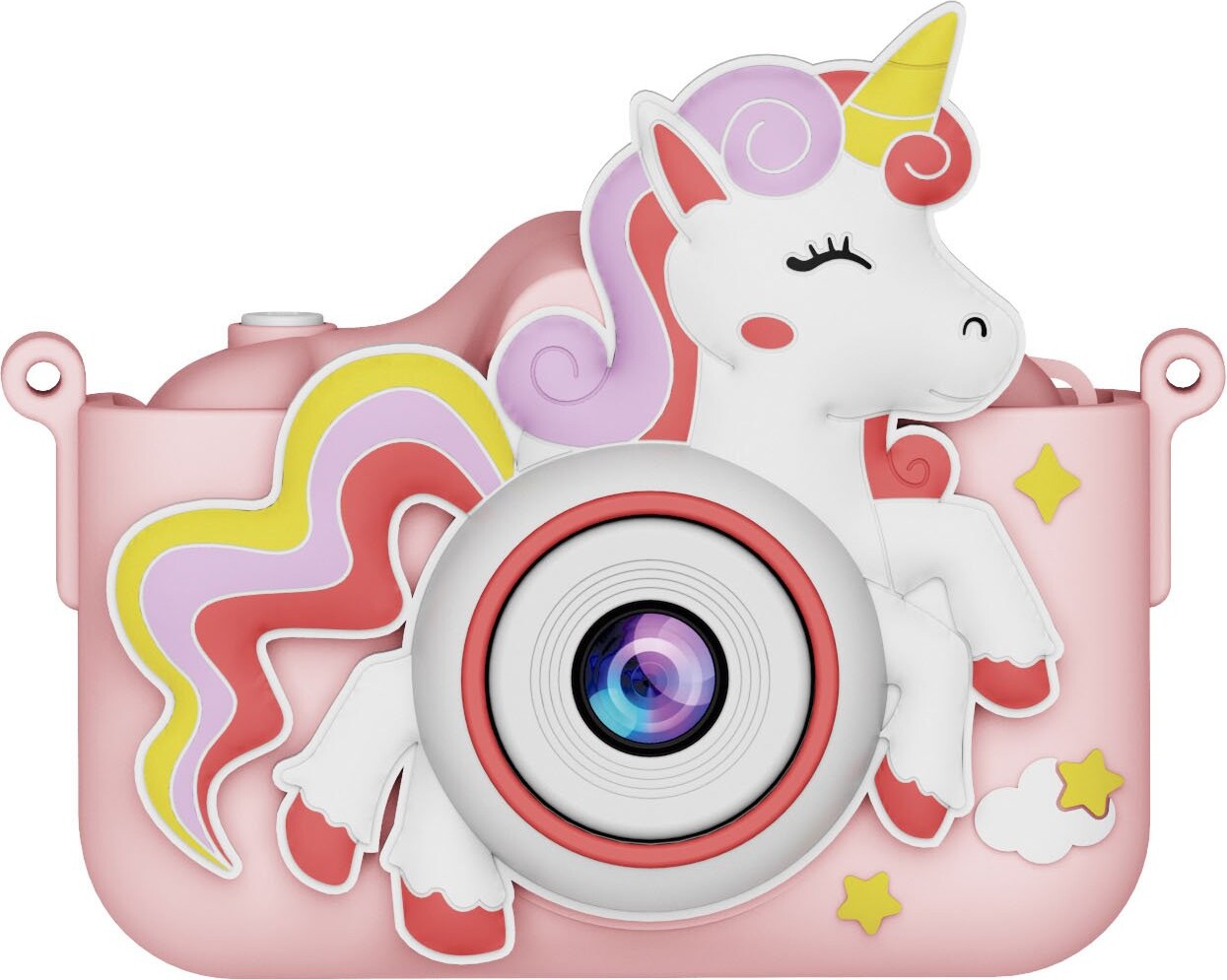 Minilens - Digitalt Kamera Til Børn - Enhjørning - Lyserødt