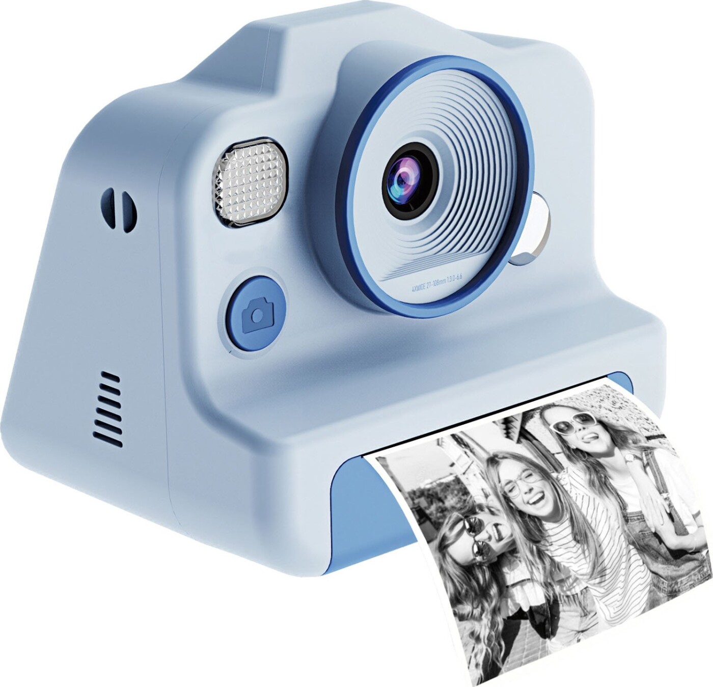 Minilens - Instant Kamera - Blå