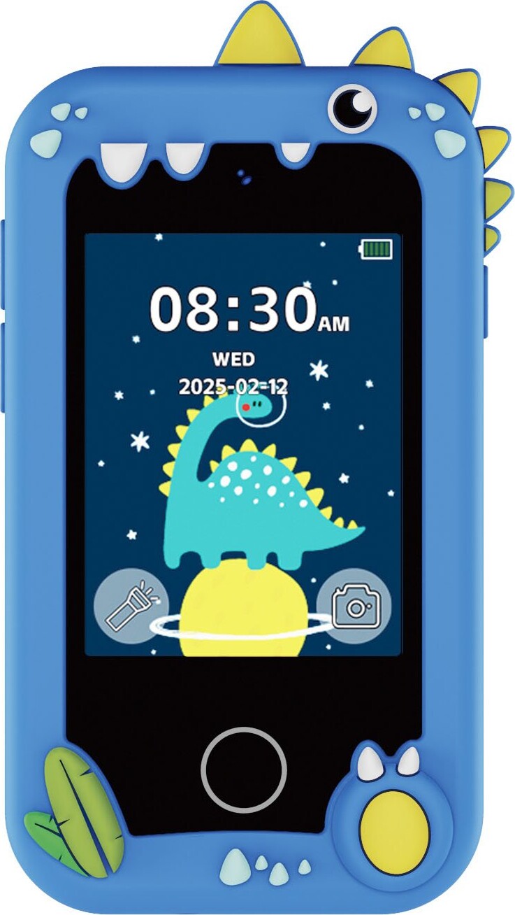 Minilens - Legetøjsmobil Med 23 Spil, Kamera Og Optager - Blå
