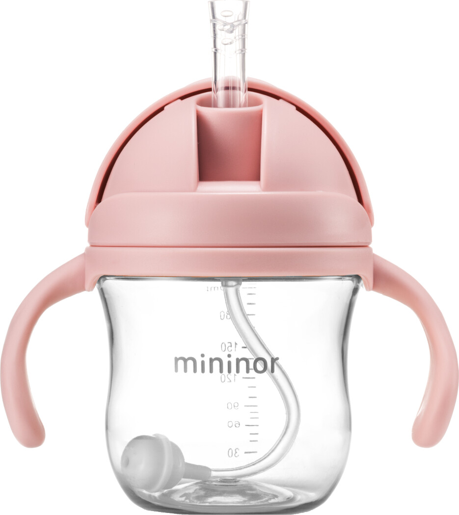 Mininor Global - Sugerørskop Tritan 220ml - Rosa