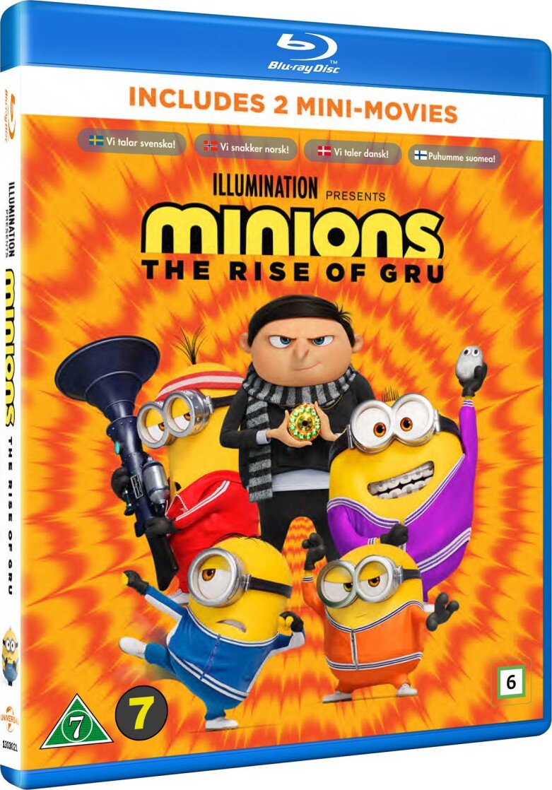 Minions 2 - Historien Om Gru / The Rise Of Gru - Blu-Ray