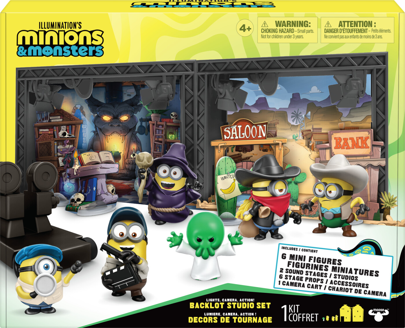 Minions & Monster 5 cm Stage Set Studio Lot 6 pack