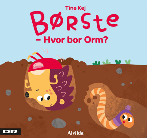 Minisjang - Børste - Hvor Bor Orm? - Tine Kej - Bog