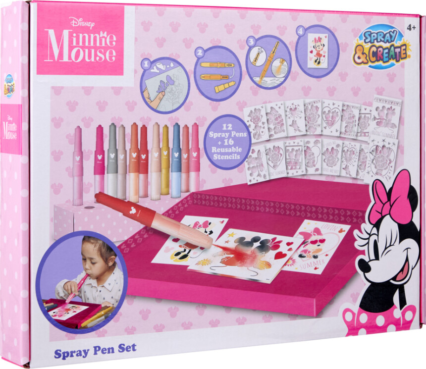 Canenco - Minnie Mouse Blow Pens Deluxe Set