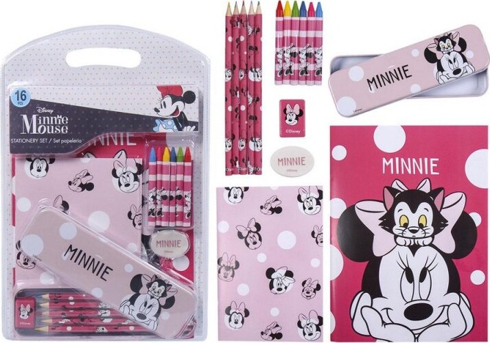 Minnie Mouse - Tegnesæt - 16 Dele