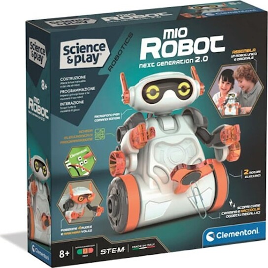 Clementoni - Mio Robot Next Generation 2.0 - Science & Play