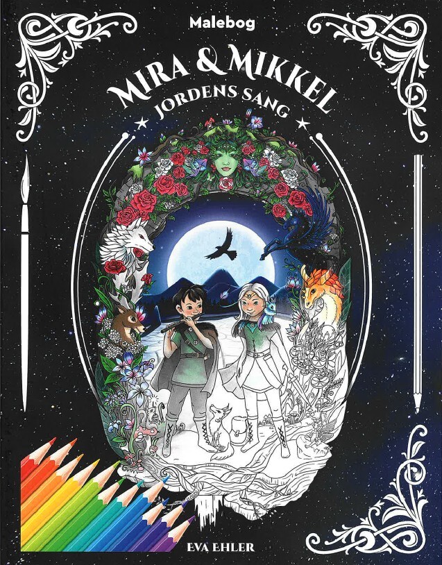 Mira Og Mikkel - Jordens Sang (malebog) - Eva Ehler - Bog