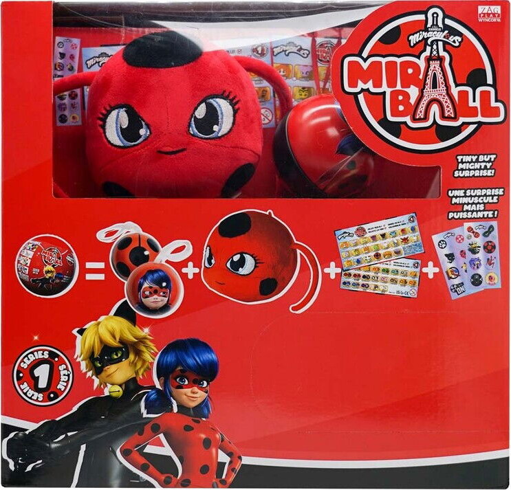 Miraculous - Miraball Kwami - Metalkugle Og Bamse - Overraskelse