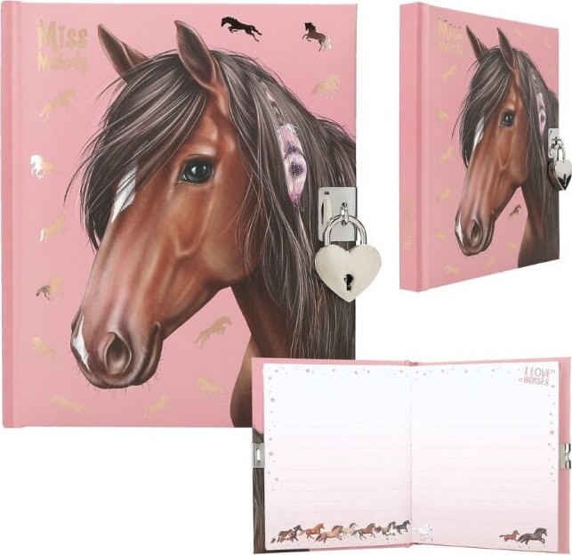 Billede af Miss Melody - Dagbog - Hest Med Fjer - Diverse - Bog
