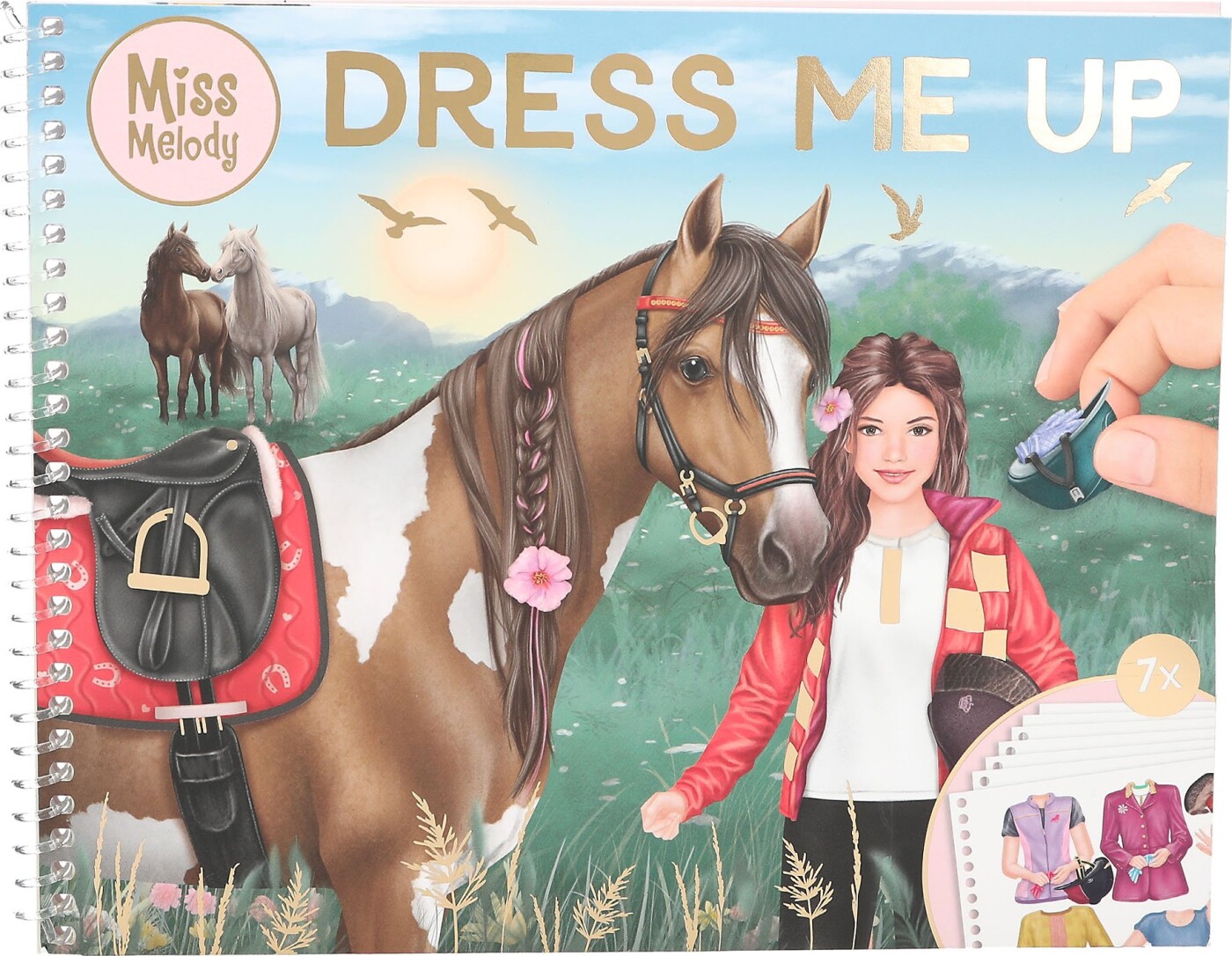 Miss Melody Dress Me Up - Stickersbog