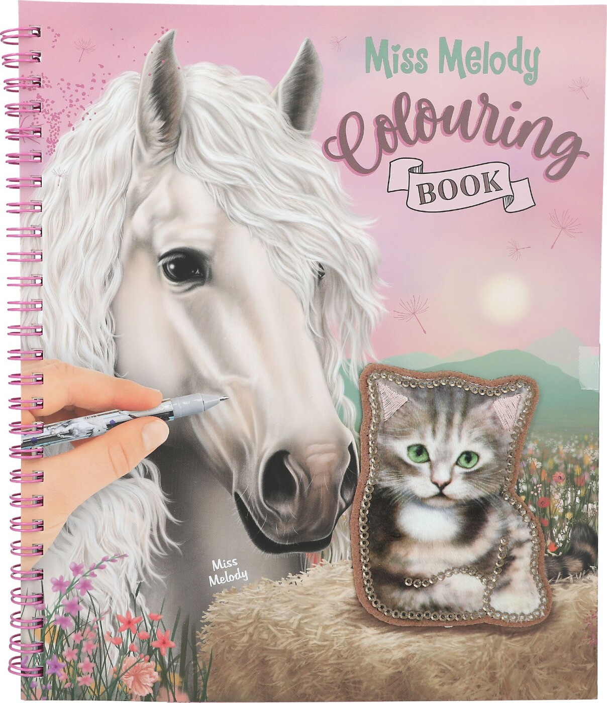 Miss Melody - Malebog M/pels Og Pailletter - Bog