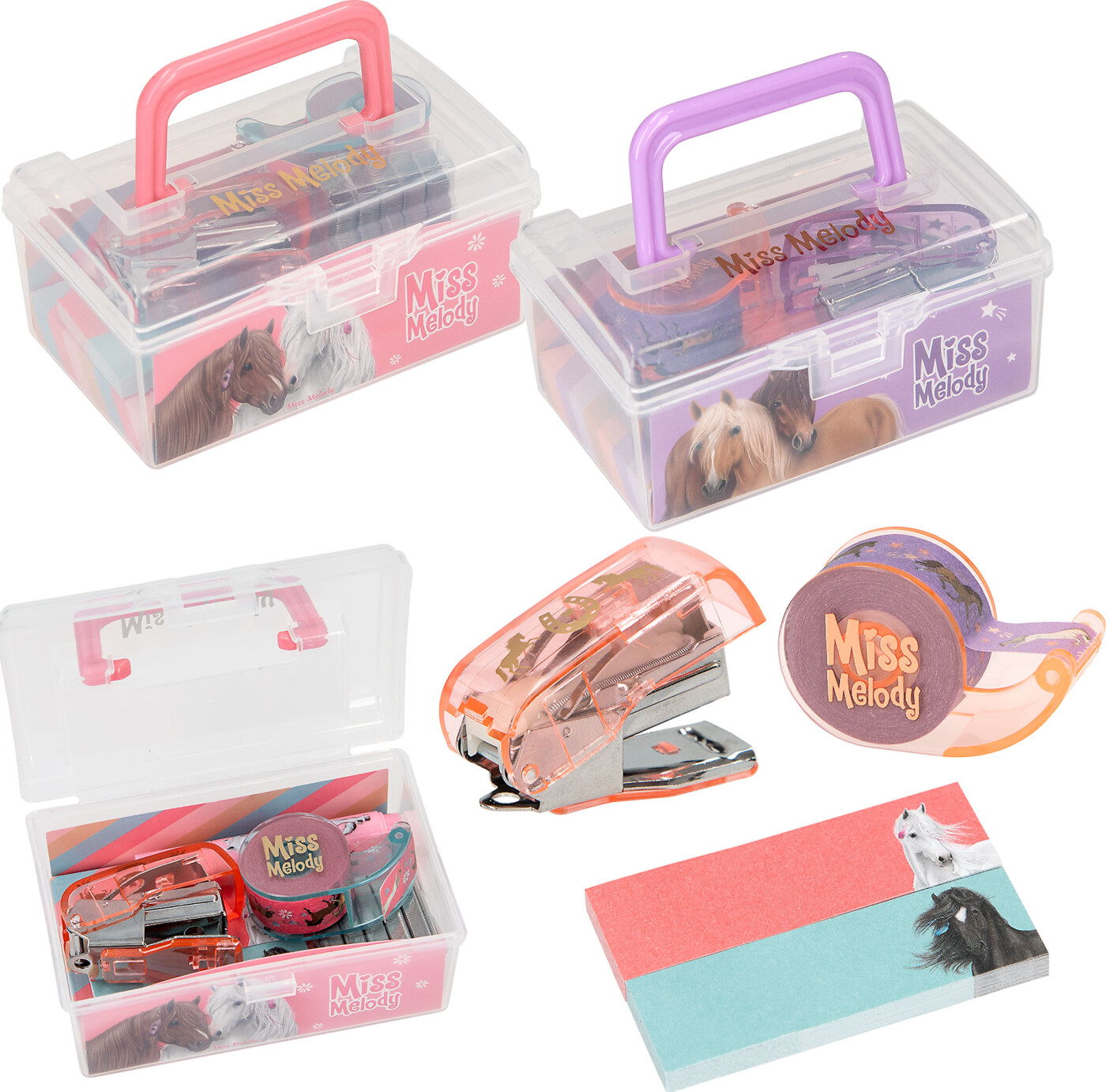 Miss Melody - Mini Skrivesæt Til Børn - Assorteret - Depesche