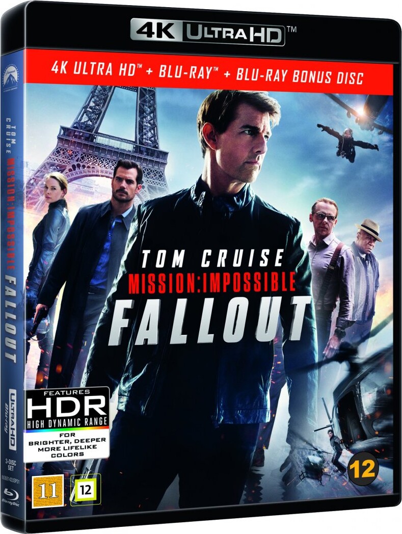 Mission Impossible 6 - Fallout 4K Ultra Hd Blu-Ray Film ...