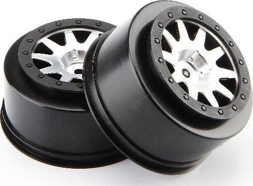 Mk.10 V2 Wheel Matt Chrome (4.5mm Offset/2pcs) - Hp106200 - Hpi Racing