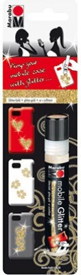 Se Mobil Glitter ' Pimp Your Mobile Case' Guld - 180659584 - Marabu hos Gucca.dk