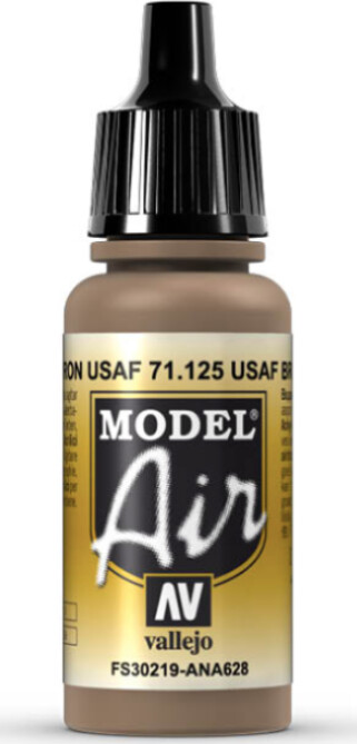 Vallejo - Model Air - Usaf Brown Mat - 17 Ml - 71125