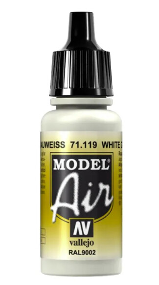 Billede af Model Air 17 Ml. White Grey - 71119 - Vallejo