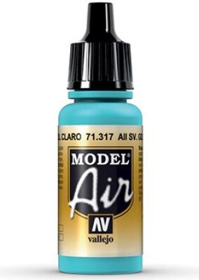 Vallejo - Model Air - Aii Sv. Gol Light Blue Mat - 17 Ml - 71317