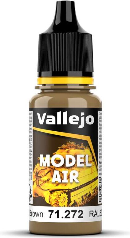 Vallejo - Model Air - German Green Brown Ral8012 Mat - 17 Ml - 71272