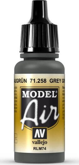 Vallejo - Model Air - Grey Green Rlm74 Mat - 17 Ml - 71258