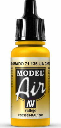 Vallejo - Model Air - Ija Chrome Yellow Mat - 17 Ml - 71135