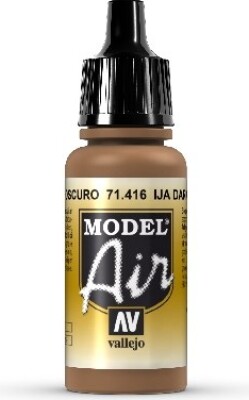 Vallejo - Model Air - Ija Dark Beige Mat - 17 Ml - 71416