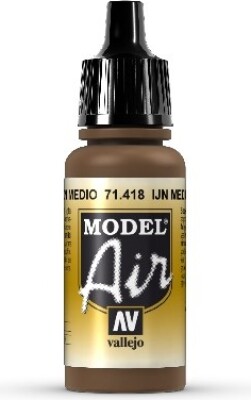 Vallejo - Model Air - Ijn Medium Brown Mat - 17 Ml - 71418