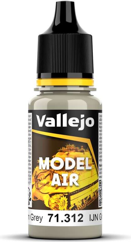 Vallejo - Model Air - Ijn Medium Grey Mat - 17 Ml - 71312