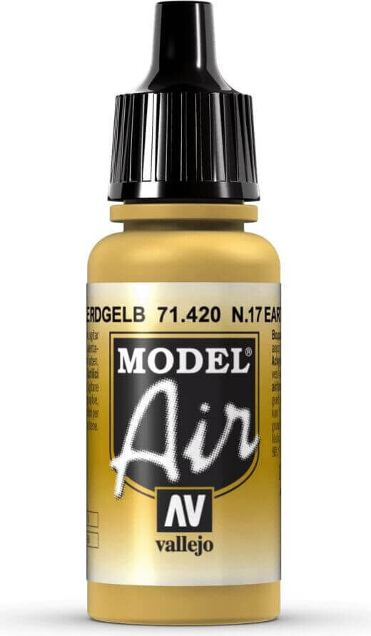 Model Air 17ml No.17 Earth Yellow - 71420 - Vallejo