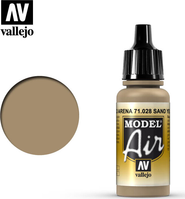 Billede af Model Air 17ml Sand Yellow - 71028 - Vallejo