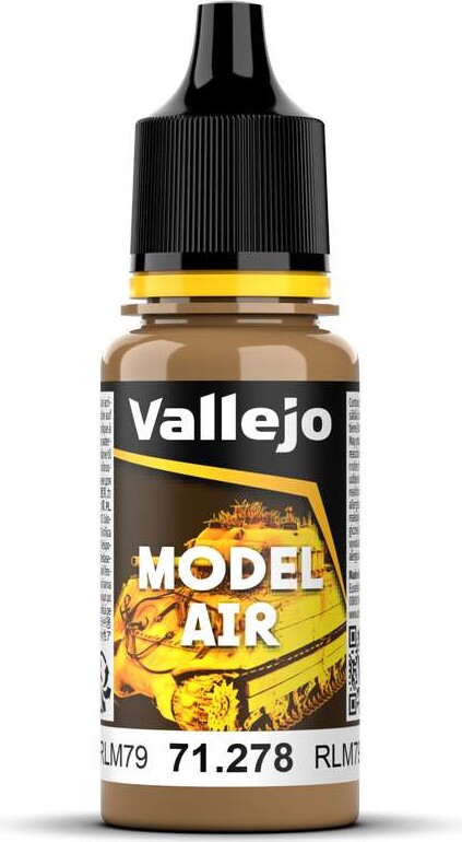 Vallejo - Model Air - Sand Yellow Rlm79 Mat - 17 Ml - 71278
