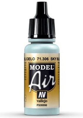 Vallejo - Model Air - Sky Blue Mat - 17 Ml - 71306