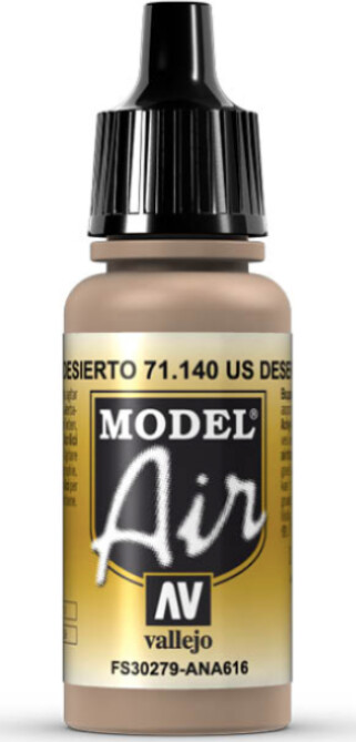 Vallejo - Model Air - Us Desert Sand Mat - 17 Ml - 71140