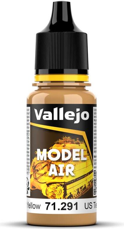 Vallejo - Model Air - Us Earth Yellow Mat - 17 Ml - 71291