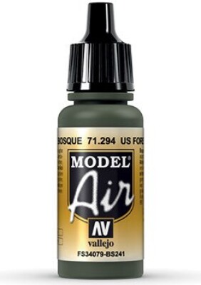 Vallejo - Model Air - Us Forest Green Mat - 17 Ml - 71294