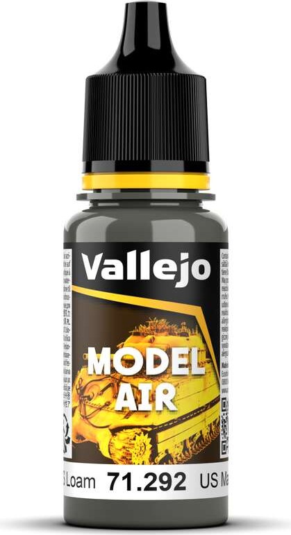 Vallejo - Model Air - Us Loam Mat - 17 Ml - 71292