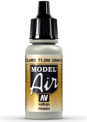 Vallejo - Model Air - Usaaf Light Grey Mat - 17 Ml - 71296