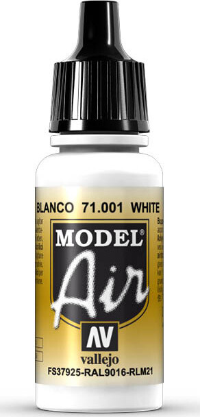 Billede af Model Air 17ml White - 71001 - Vallejo