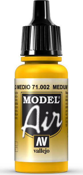 Billede af Model Air 17ml Medium Yellow - 71002 - Vallejo