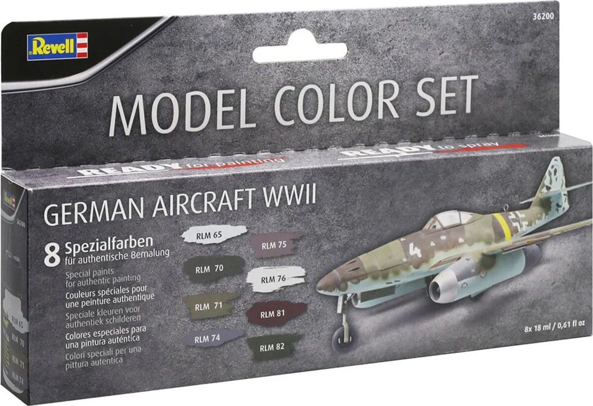 Revell - Model Maling Sæt - German Air Wwii - 8x17 Ml