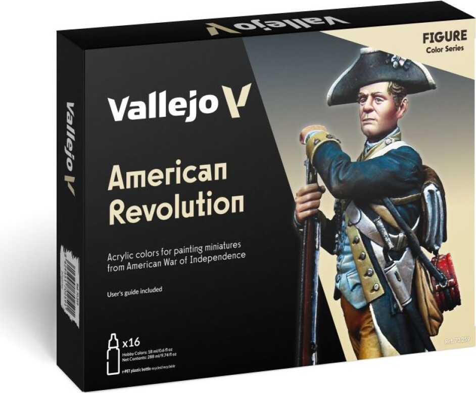 Vallejo - Model Color Maling Sæt - American Revolution - 16x18 Ml