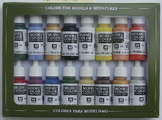 Vallejo - Model Color Maling Sæt - Usa Basics - 16x17 Ml