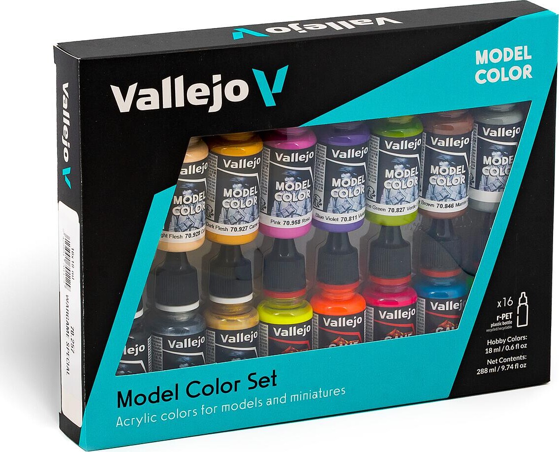 Vallejo - Model Color Maling Sæt - Wargame Special - 16x18 Ml