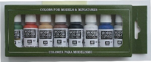 Vallejo - Model Color Maling Sæt - Wargames Basics - 8x17 Ml